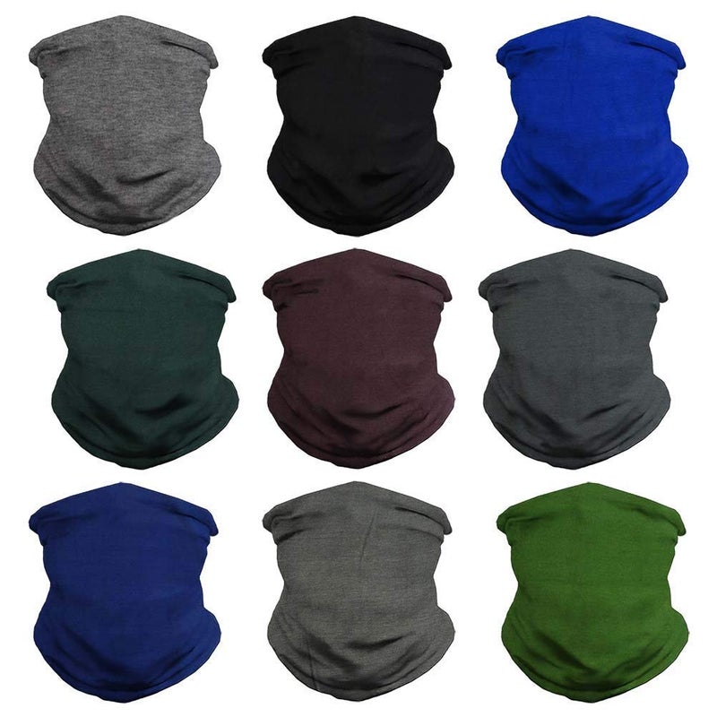 VCZUIUC Headwear Bandana Head Wrap Face Scarf Mask Neck Warmer Balaclava for Sports (One Size, LE-9) - Image 1